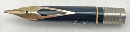 ITEM #6715: SHEAFFER SLIM TARGA GOLD FOUNTAIN PEN NIB ASSEMBLY. NEW OLD STOCK. 